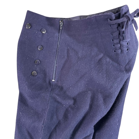 Frances Valentine Wool Sailor Pants 0 Coastal Grandmother Chic Preppy Yacht Club - Picture 10 of 13